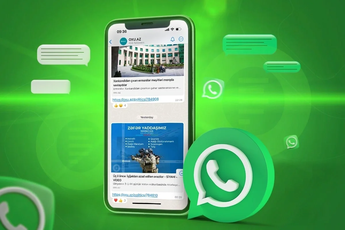 Zamanın ritmini la tut WhatsApp a gəl!