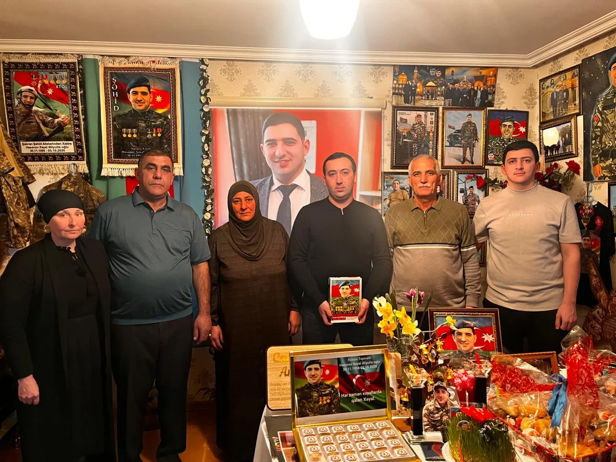 Mahir Süleymanlı Novruz bayramında şəhid ailələri ilə görüşüb