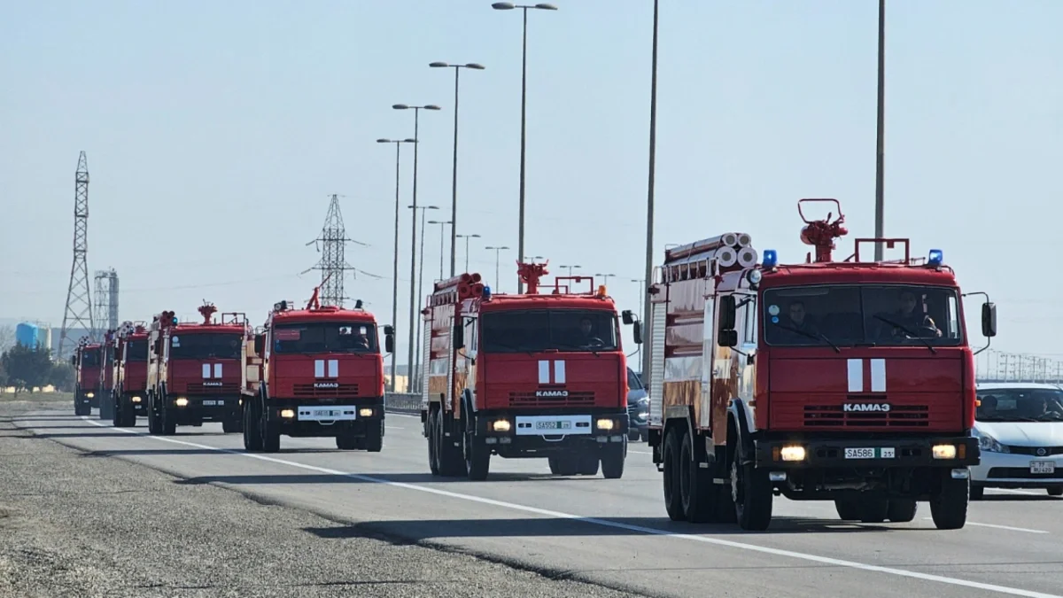 Azərbaycan Prezidentinin tapşırığı ilə FHN Qırğızıstana maddi texniki yardım göndərib