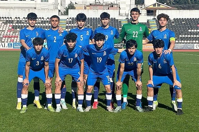 Сборная Азербайджана по футболу U 17 провела очередной матч