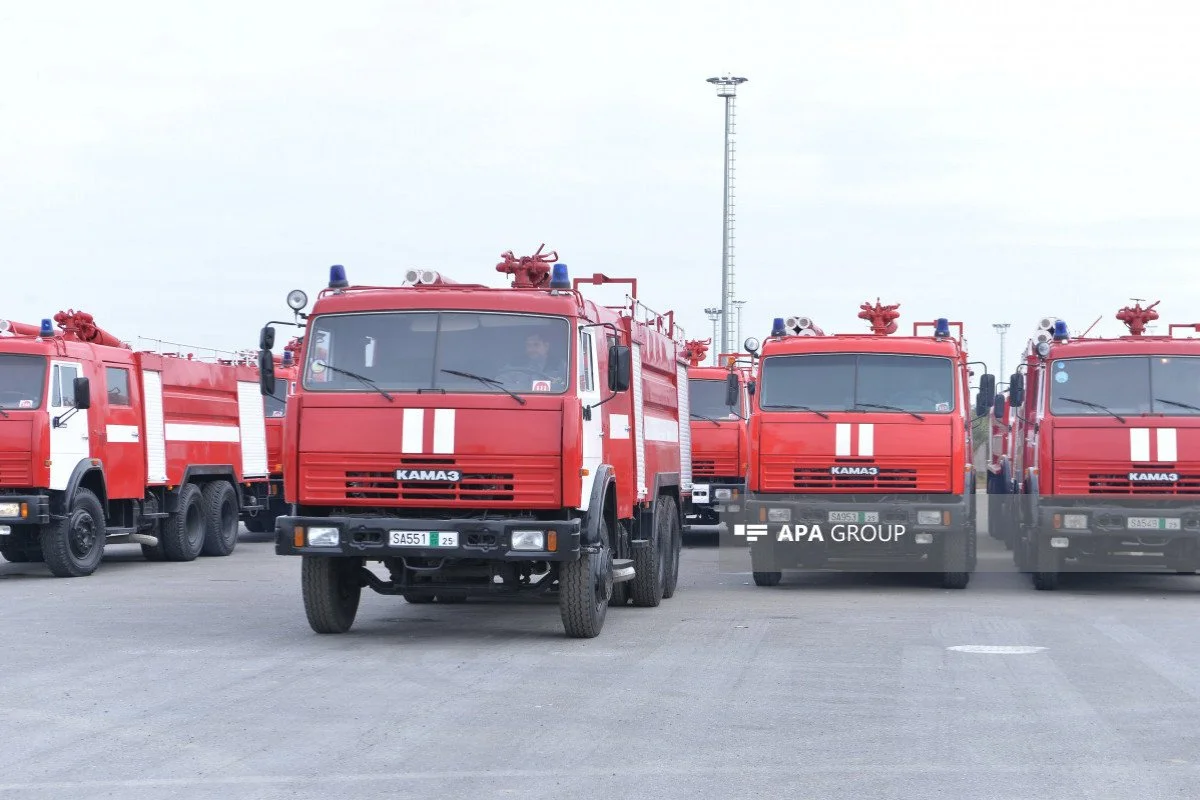 FHN Qırğızıstana 10 yanğınsöndürmə avtomobili bağışladı