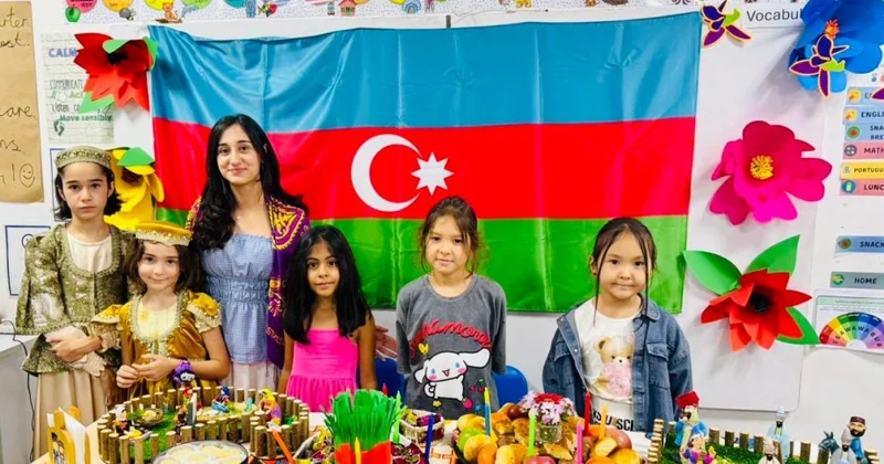 Braziliya məktəbliləri Azərbaycanın Novruz bayramı ənənələri ilə tanış olublar