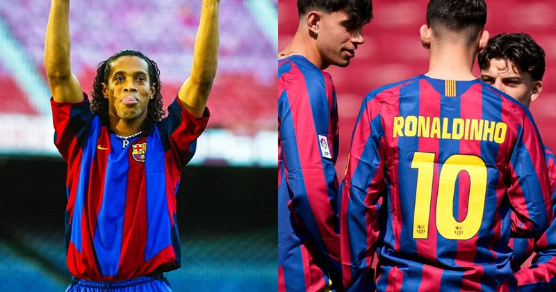 Ronaldinyoya unudulmaz jest Məşqə onun forması ilə gəldilər Fotolar