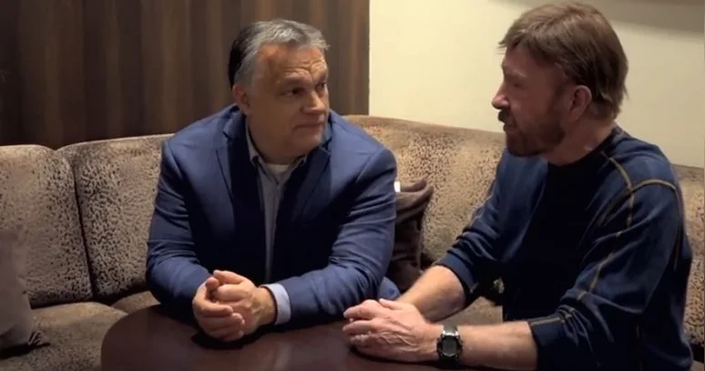 Орбан назвал Чака Норриса своим другом