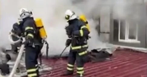 Пожар в ресторане в Нахчыване ВИДЕО