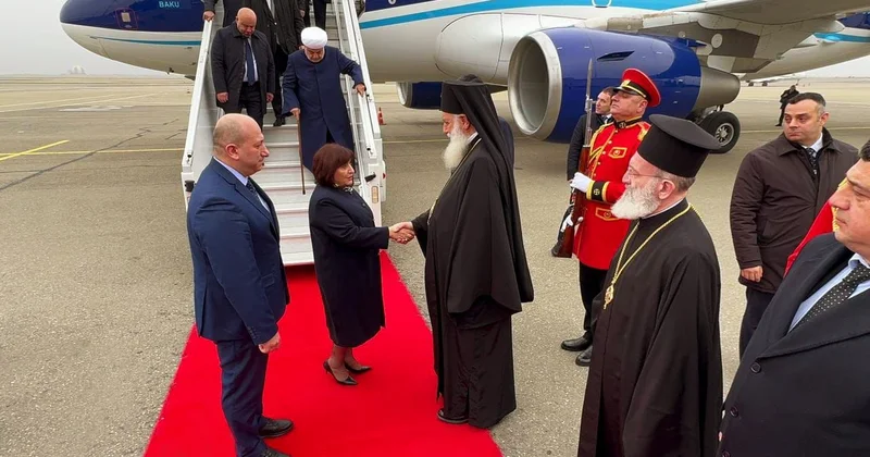 Сахиба Гафарова прибыла с визитом в Грузию (ФОТО)