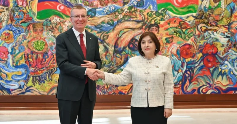Сахиба Гафарова и Эдгарс Ринкевичс обсудили развитие межпарламентских связей