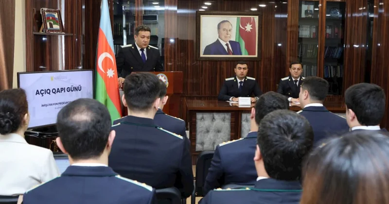 İmişli rayon prokurorluğunda “Açıq Qapı” günü təşkil olunub FOTOLAR