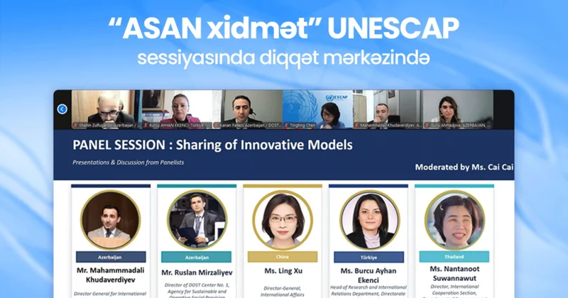 ASAN xidmət оказался в центре внимания на сессии ЭСКАТО