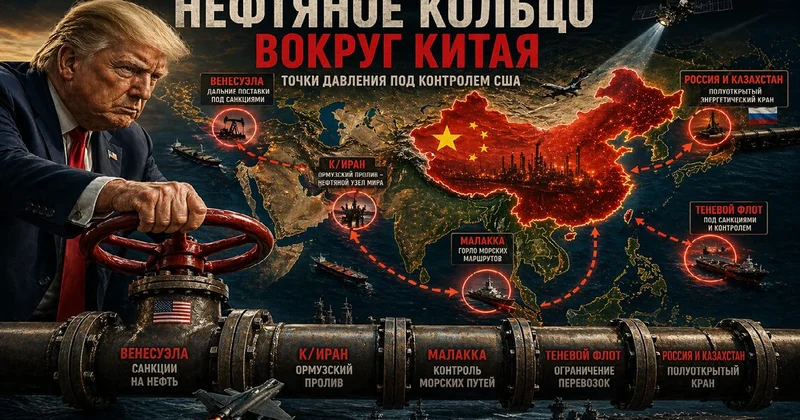 Конспирология, хаос или стратегия: как и зачем Трамп создает нефтяную блокаду Китая