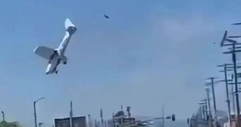 Авиаинцидент в Калифорнии ВИДЕО