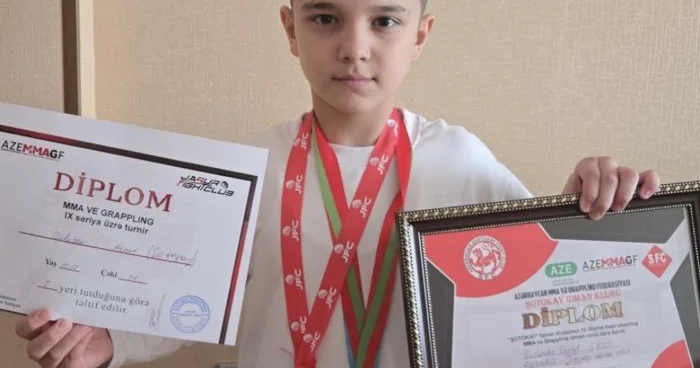 Aşıq Zülfiyyənin nəvəsi çempion oldu FOTOLAR