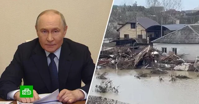 Putin daşqın zamanı zədələnmiş sənədsiz ev sahiblərinə də digərləri kimi yardım verilməsini tapşırdı...