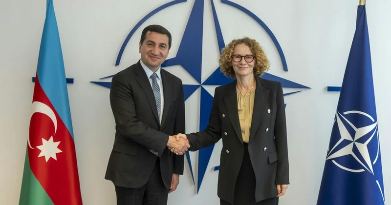 Hikmət Hacıyev NATO baş katibinin müavini ilə görüşdü