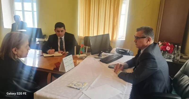 Novruzəli Aslanov İsmayıllının Mollaisaqlı kəndində vətəndaşları qəbul edib FOTOlar