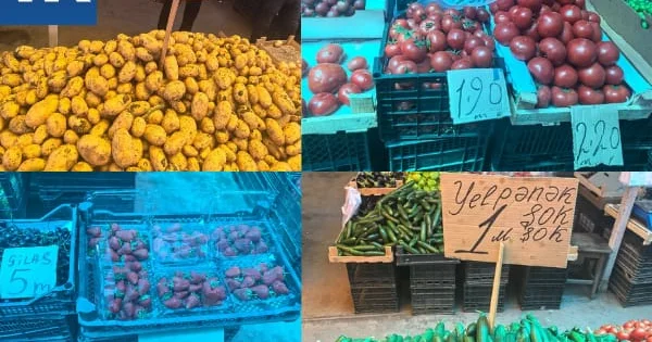 Bu bazar kapitalizmdən uzaqdır Hər şey su qiymətinə Reportaj