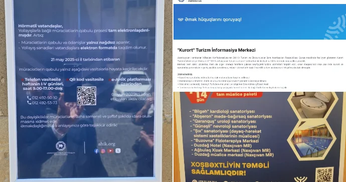Müəllim kurorta getmək üçün ofisdə qeydiyyatdan keçməyə məcburdur AHİK in sistemindən ŞİKAYƏT FOTO