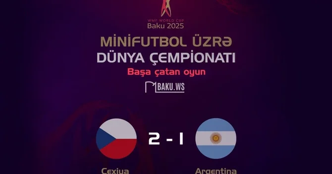 Çexiya Argentinanı məğlub edib