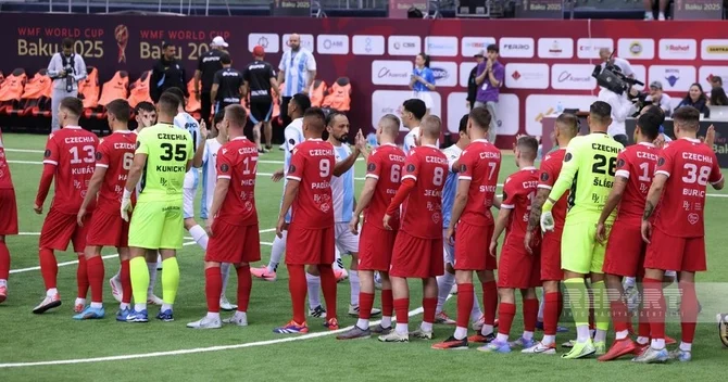 Bakıda keçirilən dünya çempionatında Çexiya Argentinanı məğlub edib