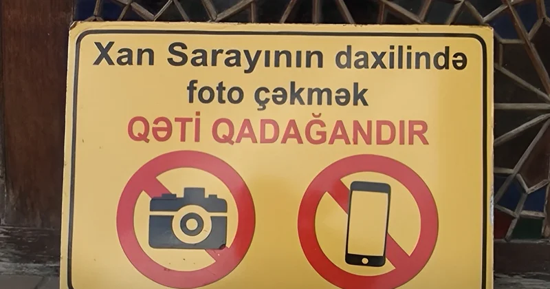 Şəki Xan Sarayında turistlər niyə şəkil çəkdirə bilməzlər?