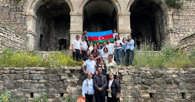 Mədəniyyət işçiləri azad olunan ərazilərdə yerləşən bir sıra tarixi abidələri ziyarət ediblər
