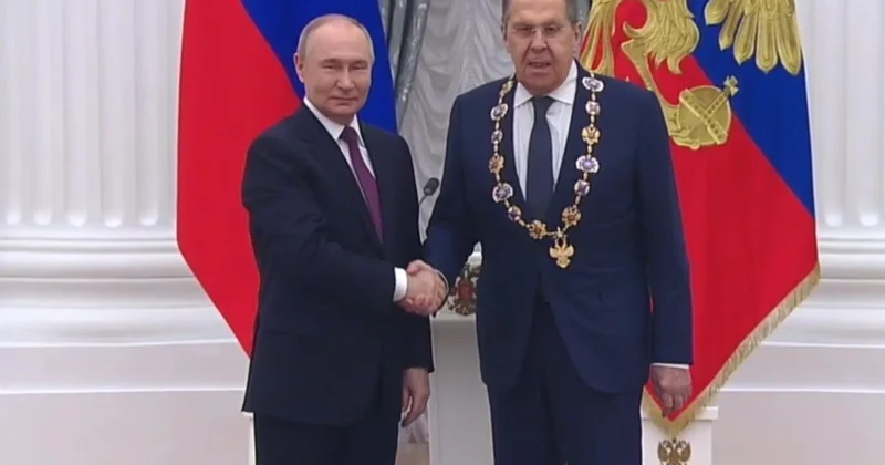 Lavrov Rusiyanın ən yüksək mükafatı ilə təltif olunub VİDEO