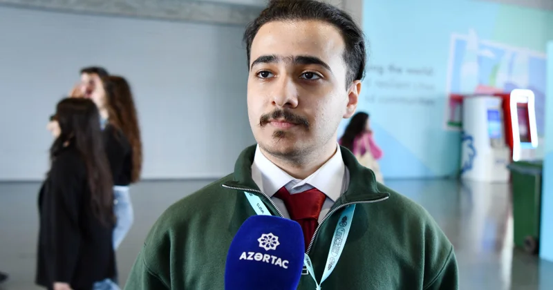 Fələstinli tələbə: Dayanıqlı şəhərlərin gələcəyinin formalaşmasında beynəlxalq əməkdaşlığın rolu böyükdür