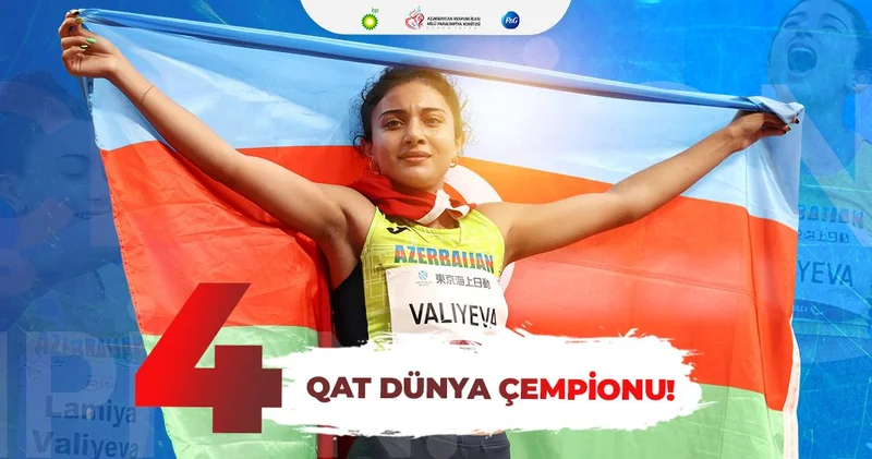 Lamiyə Vəliyeva 4 cü dəfə dünya çempionu oldu