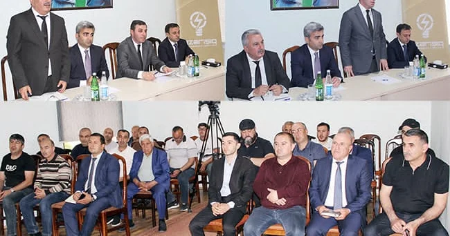 “Azərişıq” ASC nin nümayəndələri Naxçıvanda fermer və sahibkarlarla görüşüb