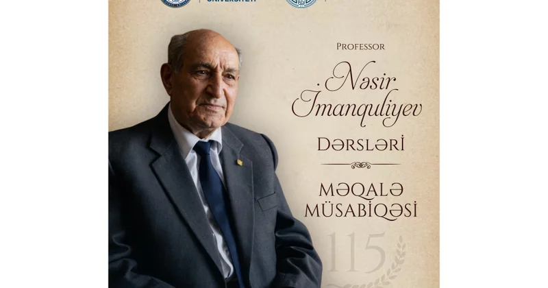 BDU tələbələri arasında məqalə müsabiqəsi: Professor Nəsir İmanquliyev dərsləri