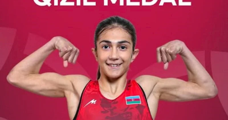 U15 yaş qrupunda Avropa çempionu olan ilk qadın güləşçimiz Ülviyyə oldu