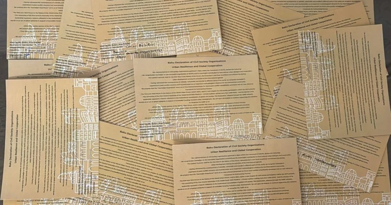 569 неправительственных организаций из 103 стран подписали Бакинскую декларацию по WUF13