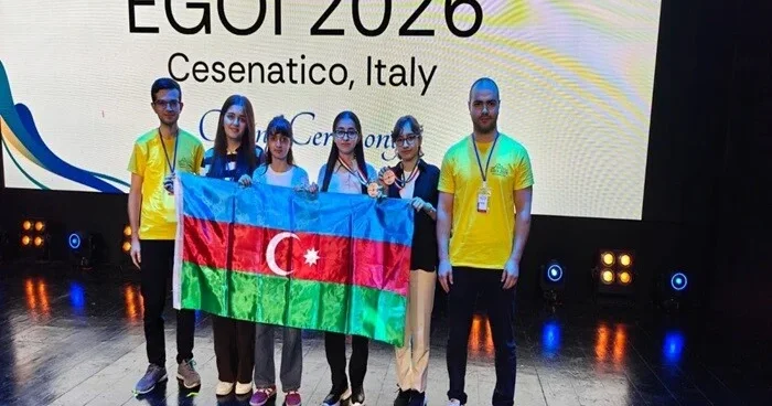 Azərbaycan məktəbliləri EGOI 2026 da 2 medal qazandı