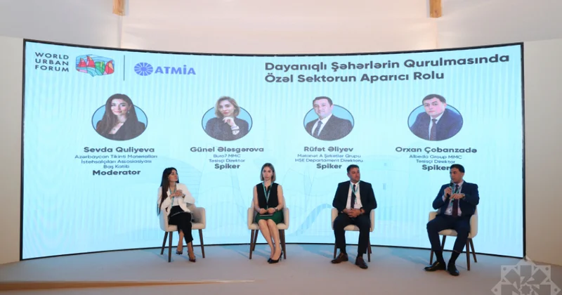 WUF13 çərçivəsində özəl sektorun davamlı şəhərlərin qurulmasındakı roluna dair müzakirələr aparılır