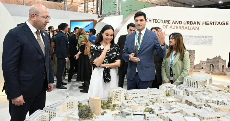 Лейла Алиева и Арзу Алиева ознакомились с выставкой Urban Expo ФОТО