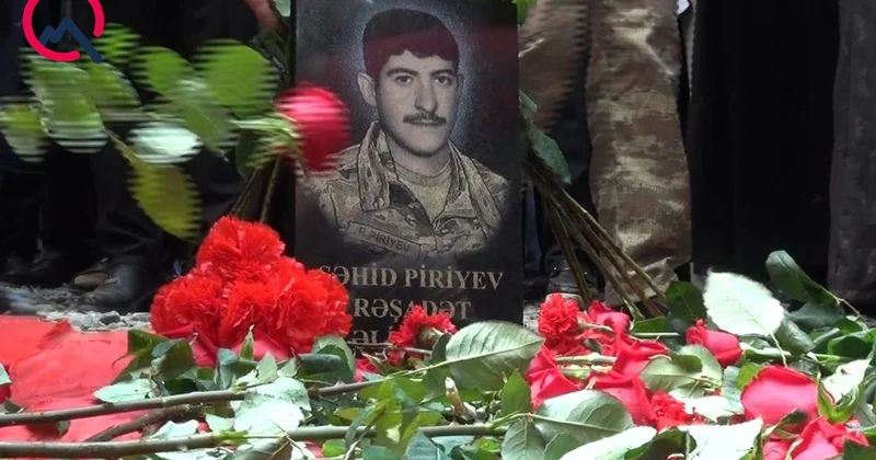 Daha bir itkin şəhid dəfn olundu Fotolar