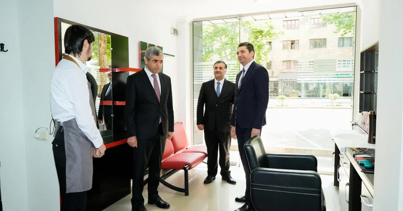 Xankəndidə özünüməşğulluq proqramı üzrə qurulmuş təsərrüfatlara baxış olub