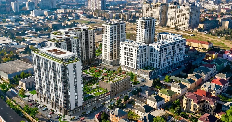 Жилой комплекс Çinarlı MTK вызывает интерес благодаря развитию инфраструктуры рядом с новой станцией метро и в Бинагадинском районе ФОТО ВИДЕО