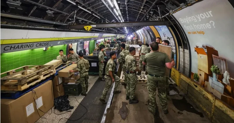 Военнослужащие НАТО провели учения в лондонском метро