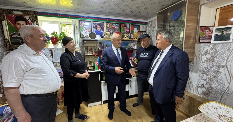 Asif Əsgərov şəhid ailəsini ziyarət edib, vətəndaşlarla görüşdü FOTOLAR
