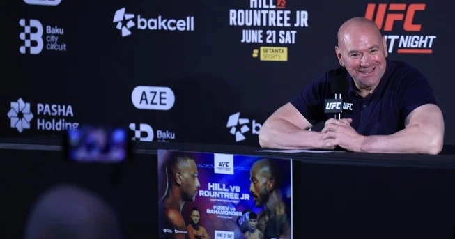 UFC prezidenti: Azərbaycandan çox gözəl hisslərlə qayıdacağam