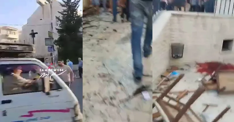 Şərqi Dəməşqdə güclü partlayış Katolik monastırında TERAKT KONKRET