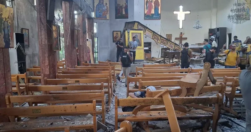 Dəməşqdə kilsədə terror aktı törədilib, 25 nəfər ölüb, onlarla yaralı var VİDEO YENİLƏNİB