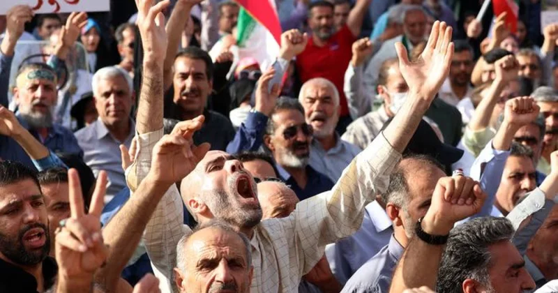 Иран отвечает Израилю протестами объектив