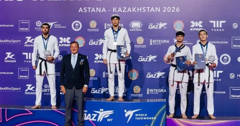 Три медали из Астаны