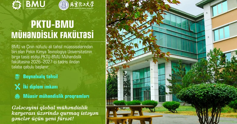 BMU da yeni fakültə açılır: İlk tələbələr qəbul ediləcək