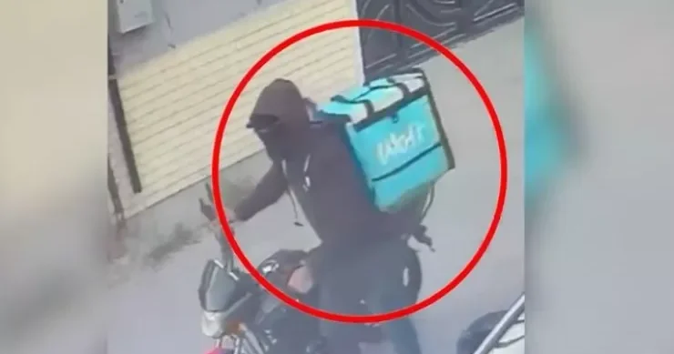 Bakıda oğru ANBAAN kameralara düşdü VİDEO