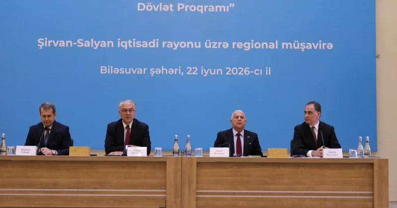 Biləsuvarda 2026 2030 cu illəri əhatə edən Dövlət Proqramına həsr olunmuş regional müşavirə işə başlayıb