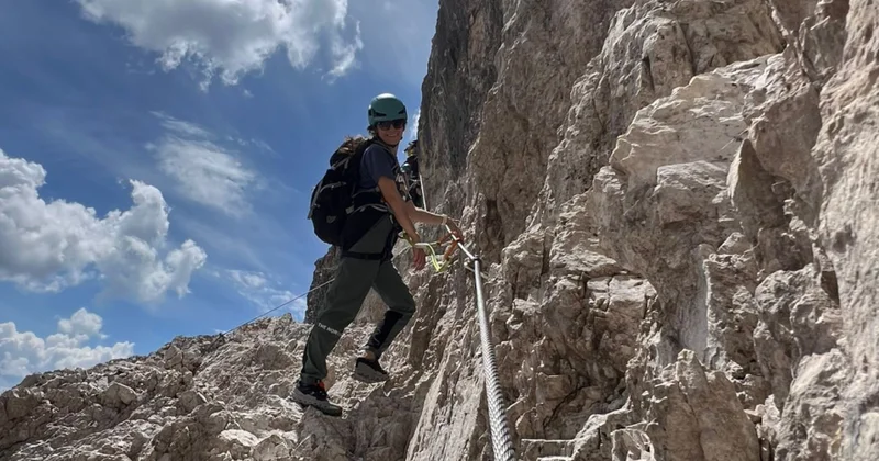 Azərbaycan alpinistləri İtaliyadakı Monte Paterno zirvəsinə qalxıblar