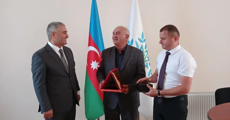 YAP Qobustan rayon təşkilatında partiya veteranının 70 illik yubileyi qeyd olunub